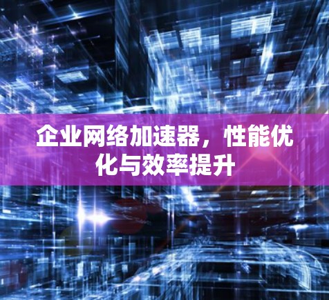 企业网络加速器,性能优化与效率提升 企业网络加速器,性能优化与效率提升