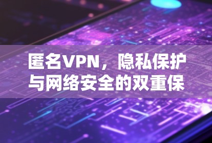 匿名VPN,隐私保护与网络安全的双重保障 匿名VPN,隐私保护与网络安全的双重保障