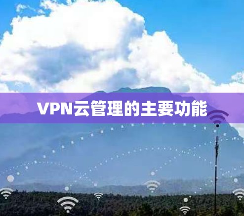 VPN云管理的主要功能 VPN云管理的主要功能