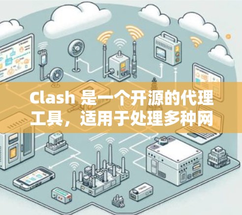 Clash 是一个开源的代理工具，适用于处理多种网络流量，支持 HTTP/HTTPS、TCP 和 UDP 等协议。以下是关于 Clash 的详细介绍