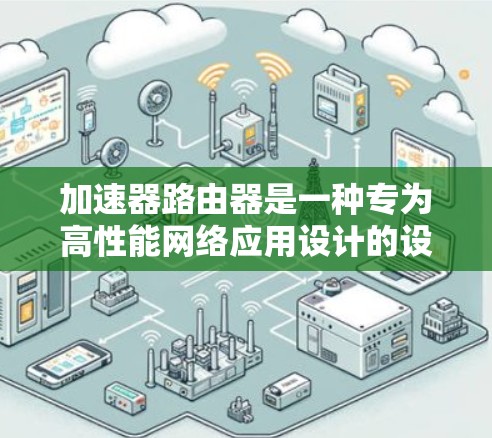 加速器路由器是一种专为高性能网络应用设计的设备，它通过硬件加速技术直接处理数据包，显著提高数据传输速度和网络吞吐量。以下是关于加速器路由器的详细介绍，帮助您更好地理解和应用它
