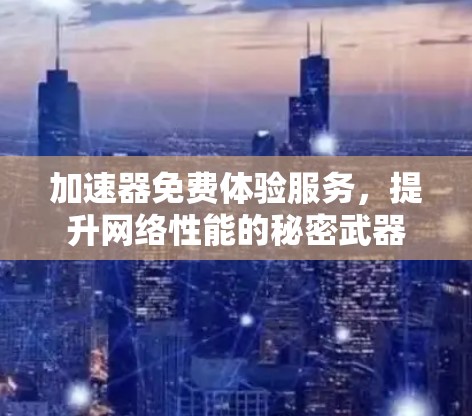 加速器免费体验服务,提升网络性能的秘密武器 加速器免费体验服务,提升网络性能的秘密武器